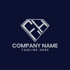 Simple Letter Logo in Diamond Frame