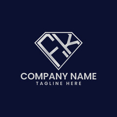 Simple Letter Logo in Diamond Frame