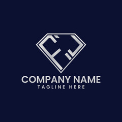 Simple Letter Logo in Diamond Frame