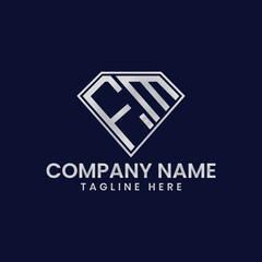 Simple Letter Logo in Diamond Frame