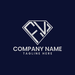 Simple Letter Logo in Diamond Frame