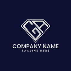 Simple Letter Logo in Diamond Frame