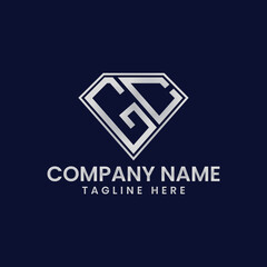 Simple Letter Logo in Diamond Frame