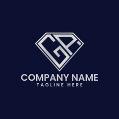 Simple Letter Logo in Diamond Frame