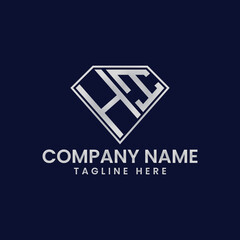 Simple Letter Logo in Diamond Frame