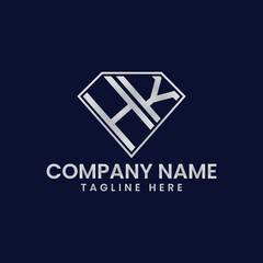 Simple Letter Logo in Diamond Frame