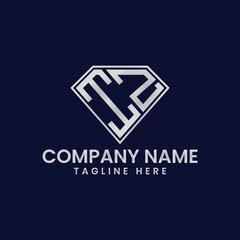 Simple Letter Logo in Diamond Frame