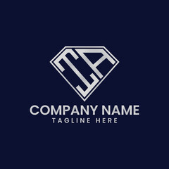 Simple Letter Logo in Diamond Frame