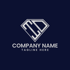 Simple Letter Logo in Diamond Frame