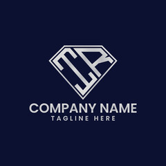 Simple Letter Logo in Diamond Frame