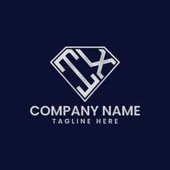 Simple Letter Logo in Diamond Frame