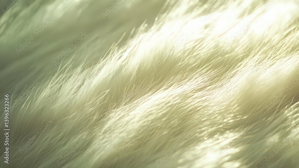 Aufkleber abstract macro detail of soft white fiber texture with delicate strands and scattered light points c