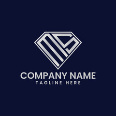 Simple Letter Logo in Diamond Frame