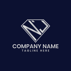 Simple Letter Logo in Diamond Frame