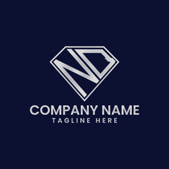 Simple Letter Logo in Diamond Frame