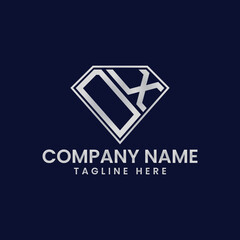 Simple Letter Logo in Diamond Frame