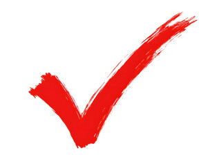 red check mark