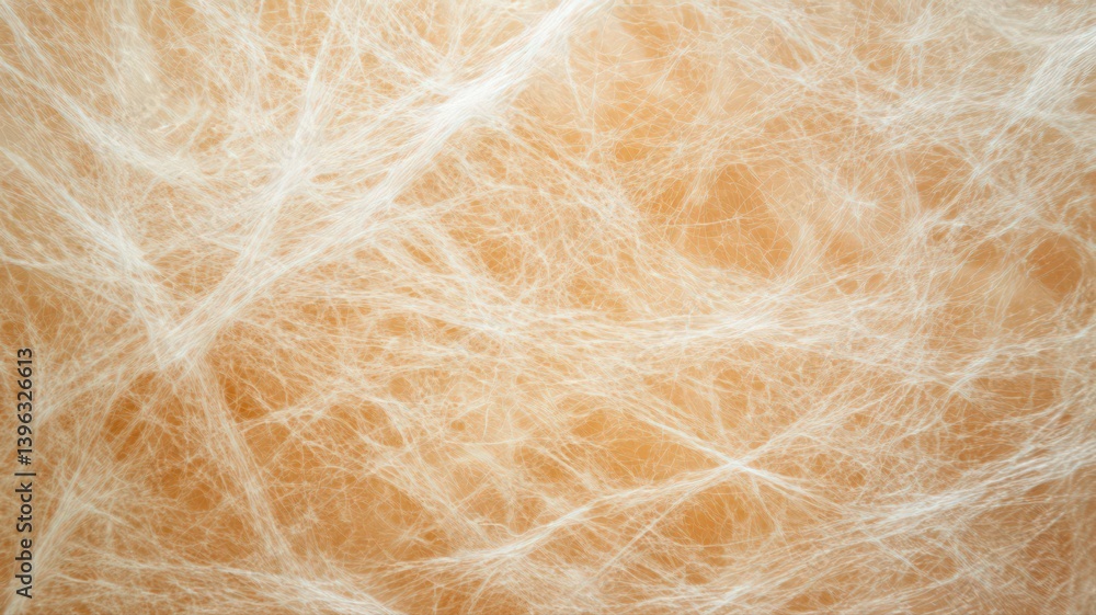 Poster abstract orange textured background with intricate white web like patterns delicate visual texture
