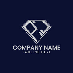 Simple Letter Logo in Diamond Frame