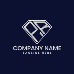 Simple Letter Logo in Diamond Frame