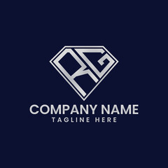 Simple Letter Logo in Diamond Frame