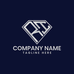 Simple Letter Logo in Diamond Frame