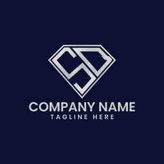 Simple Letter Logo in Diamond Frame