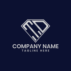 Simple Letter Logo in Diamond Frame