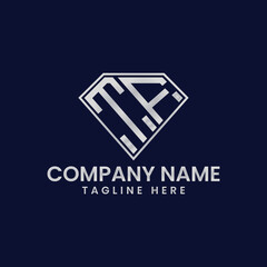 Simple Letter Logo in Diamond Frame