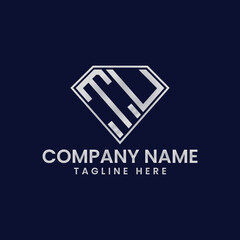 Simple Letter Logo in Diamond Frame
