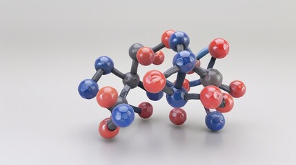 Unlock the Microscopic Mystery: The Abstract Virus Molecular Structure Model Shocks! The picture focuses on the mysterious virus molecular structure. Complex and orderly lines and shapes are intertwin