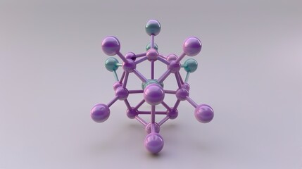 Unlock the Microscopic Mystery: The Abstract Virus Molecular Structure Model Shocks! The picture focuses on the mysterious virus molecular structure. Complex and orderly lines and shapes are intertwin