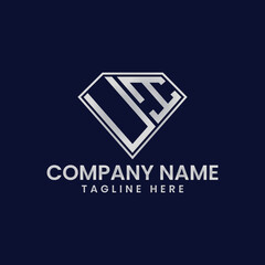 Simple Letter Logo in Diamond Frame