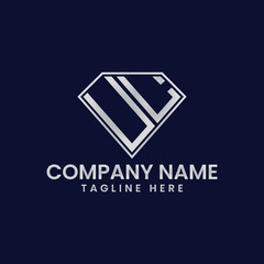 Simple Letter Logo in Diamond Frame