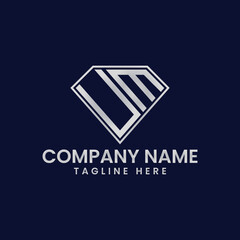 Simple Letter Logo in Diamond Frame