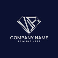 Simple Letter Logo in Diamond Frame