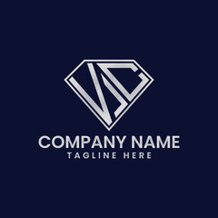 Simple Letter Logo in Diamond Frame