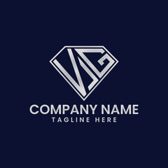 Simple Letter Logo in Diamond Frame