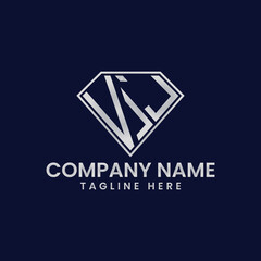 Simple Letter Logo in Diamond Frame