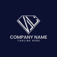 Simple Letter Logo in Diamond Frame