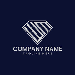 Simple Letter Logo in Diamond Frame