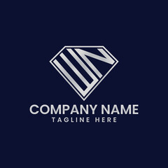 Simple Letter Logo in Diamond Frame