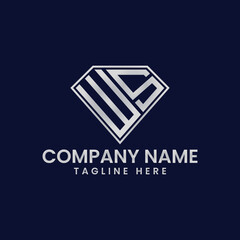 Simple Letter Logo in Diamond Frame