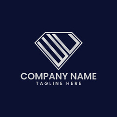 Simple Letter Logo in Diamond Frame