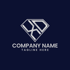 Simple Letter Logo in Diamond Frame