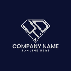 Simple Letter Logo in Diamond Frame