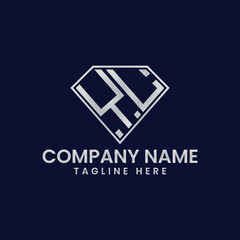 Simple Letter Logo in Diamond Frame