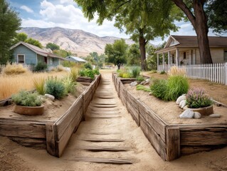 Fototapeta premium Exploring the Harmony of Nature: Eco-Friendly Farming Practices Leading to Sustainable Agriculture and Healthy Living