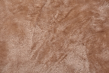 Texture of brown velvet fabric