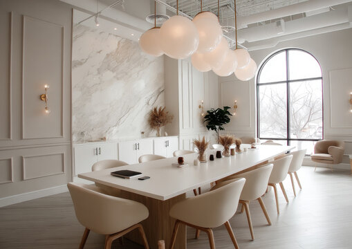 Modern Minimalist Meeting Room Interior Design